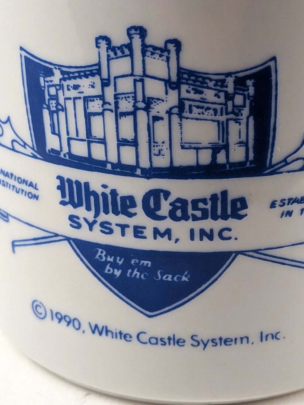 Vintage 90s White Castle Ceramic Mug - Picture 8 of 8